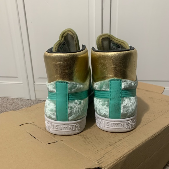 Puma Dee & Ricky Velvet Basket Mid Size 12 - Picture 5 of 5
